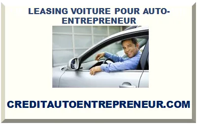 LEASING VOITURE LOA LLD POUR AUTO-ENTREPRENEUR